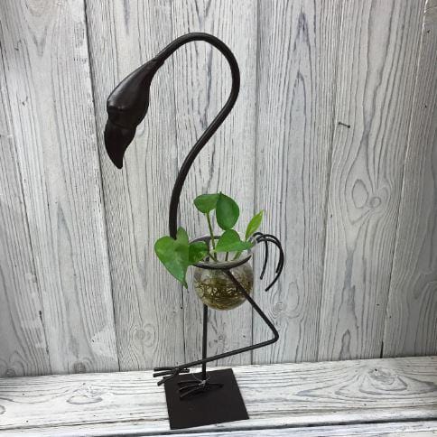 Hydroponic - Tall Flamingo One Pot Stand - ShopGreenToday