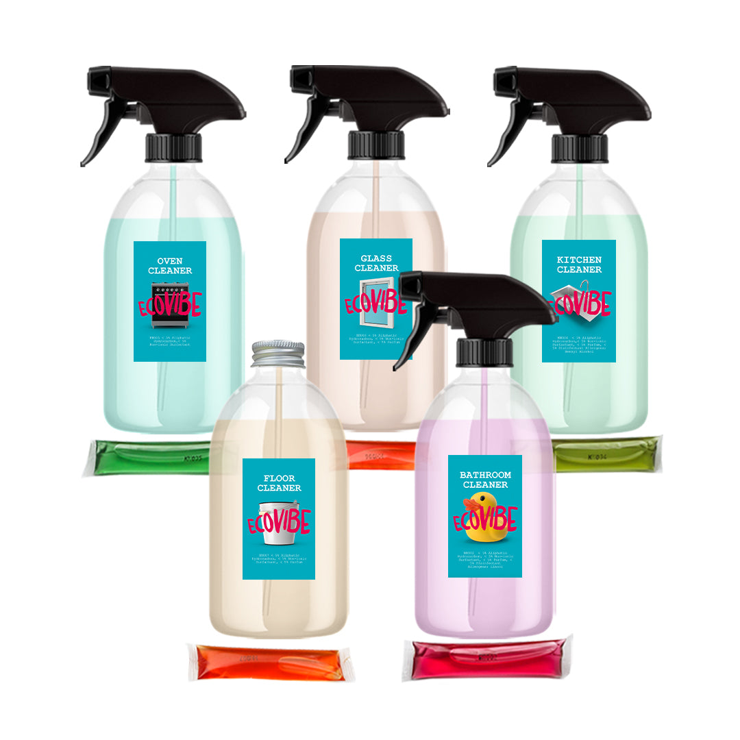 EcoVibe Plastic-Free Cleaning Refills - Antibacterial