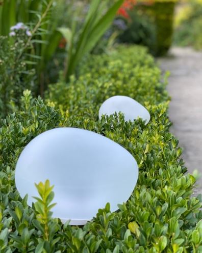 Solar Glass Glow Stone Pebbles - ShopGreenToday