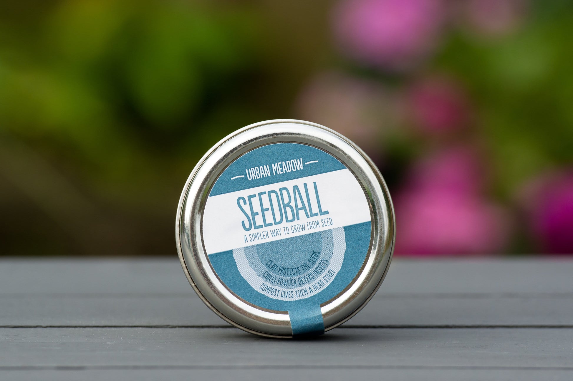 Urban Meadow Seedball Tin - ShopGreenToday