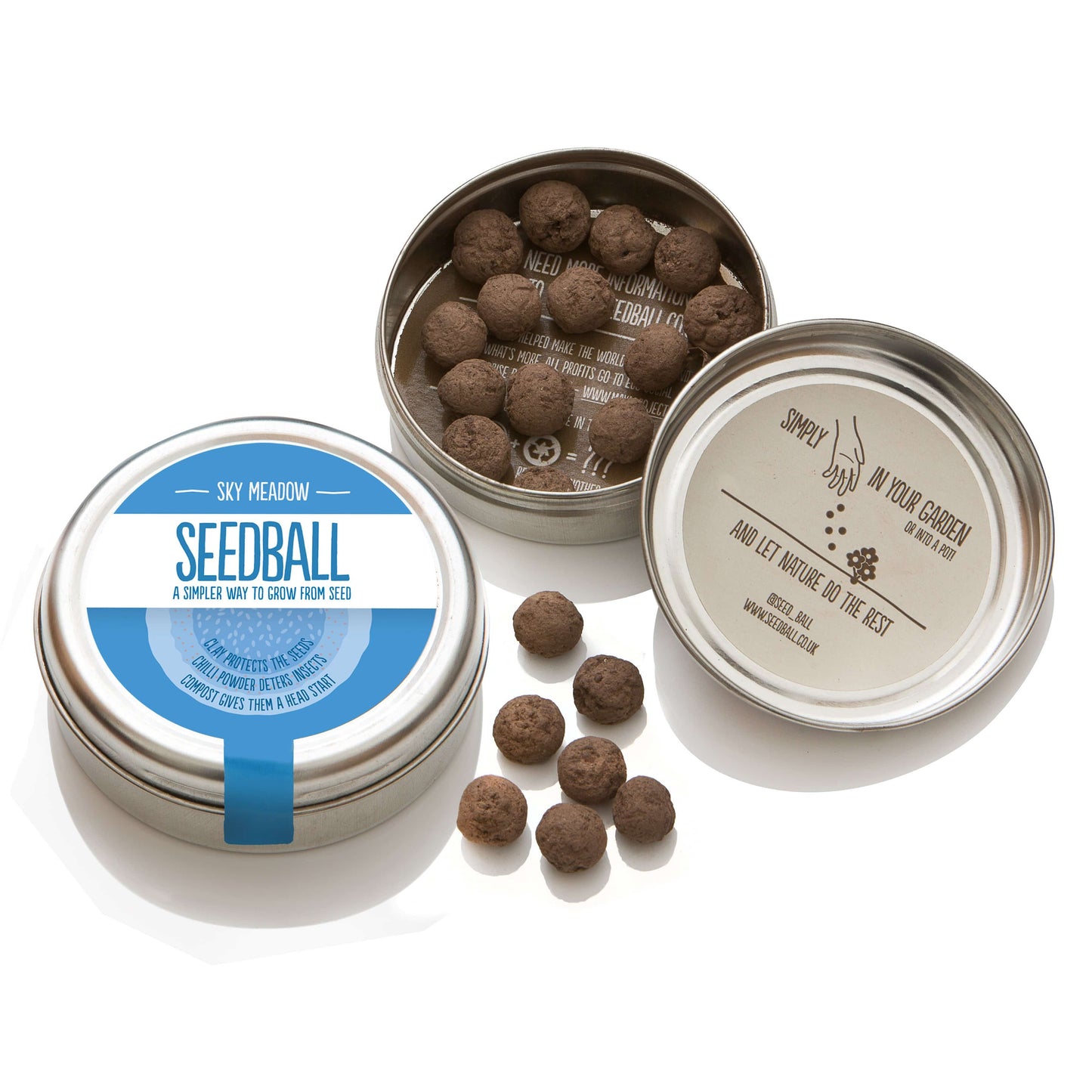 Sky Meadow Seedball Tin - ShopGreenToday