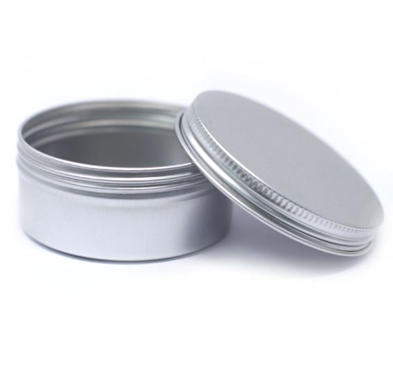 Aluminium Round Tin with Screw Top - 70 x 35mm - ShopGreenToday