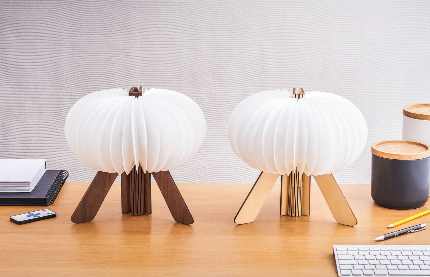 The R Space Lamp - Natural Maple - ShopGreenToday