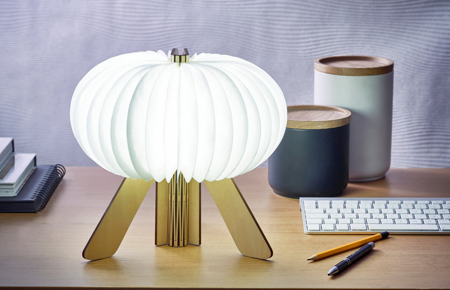 The R Space Lamp - Natural Maple - ShopGreenToday