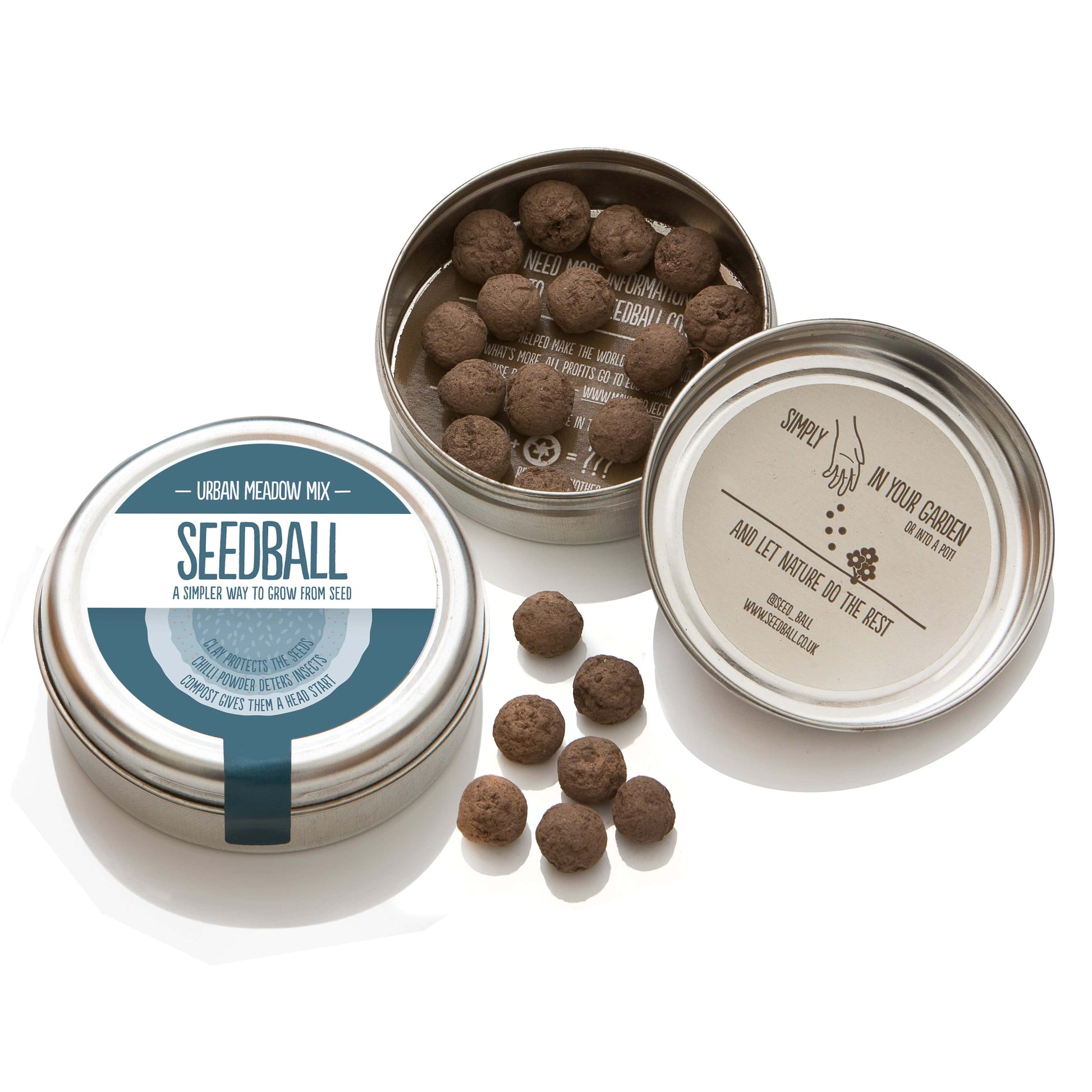 Urban Meadow Seedball Tin - ShopGreenToday