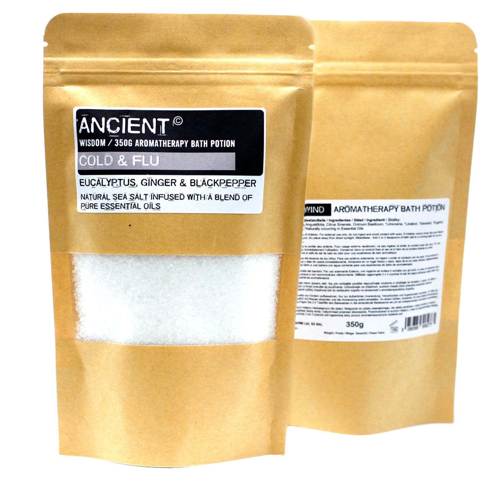 Aromatherapy Bath Potions in Kraft Bag 350g - ShopGreenToday