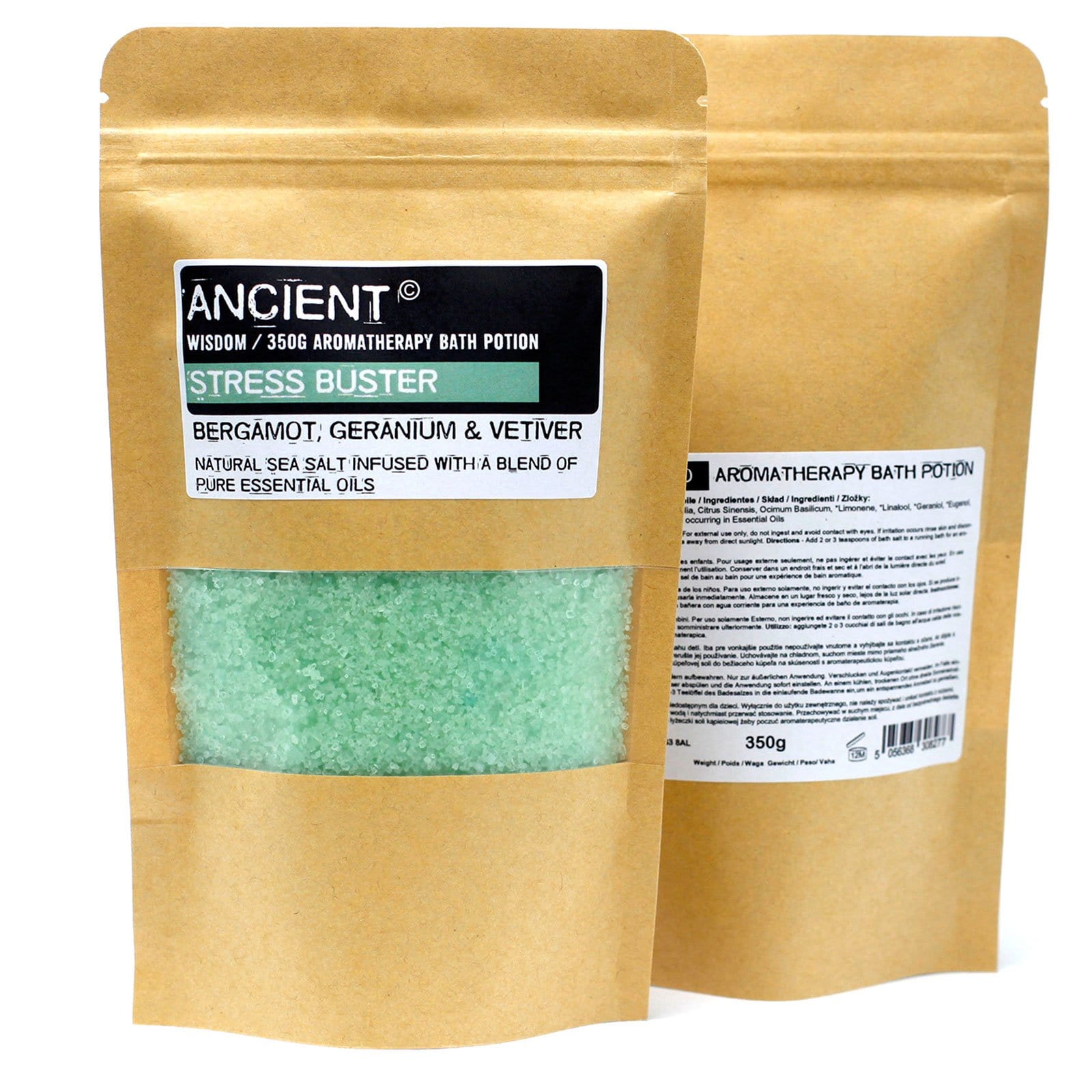 Aromatherapy Bath Potions in Kraft Bag 350g - ShopGreenToday