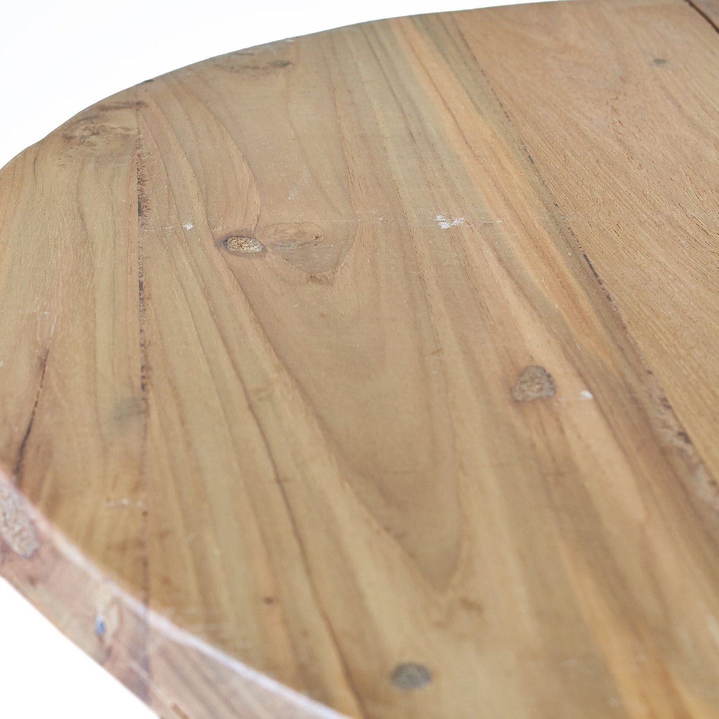 Round Folding Coffee Table - Recycled Teak Wood - ShopGreenToday
