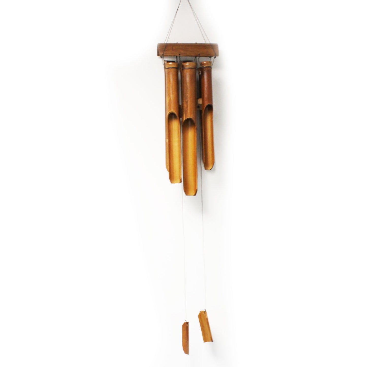 Bamboo Windchime - Natural finish - 6 Medium Tubes - ShopGreenToday