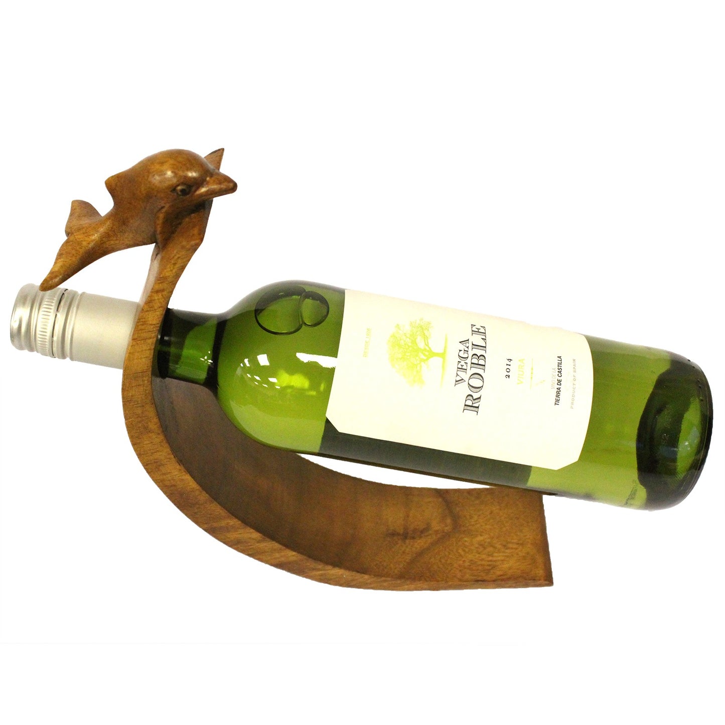 Suar Wood Balance Wine Holders - 26cm