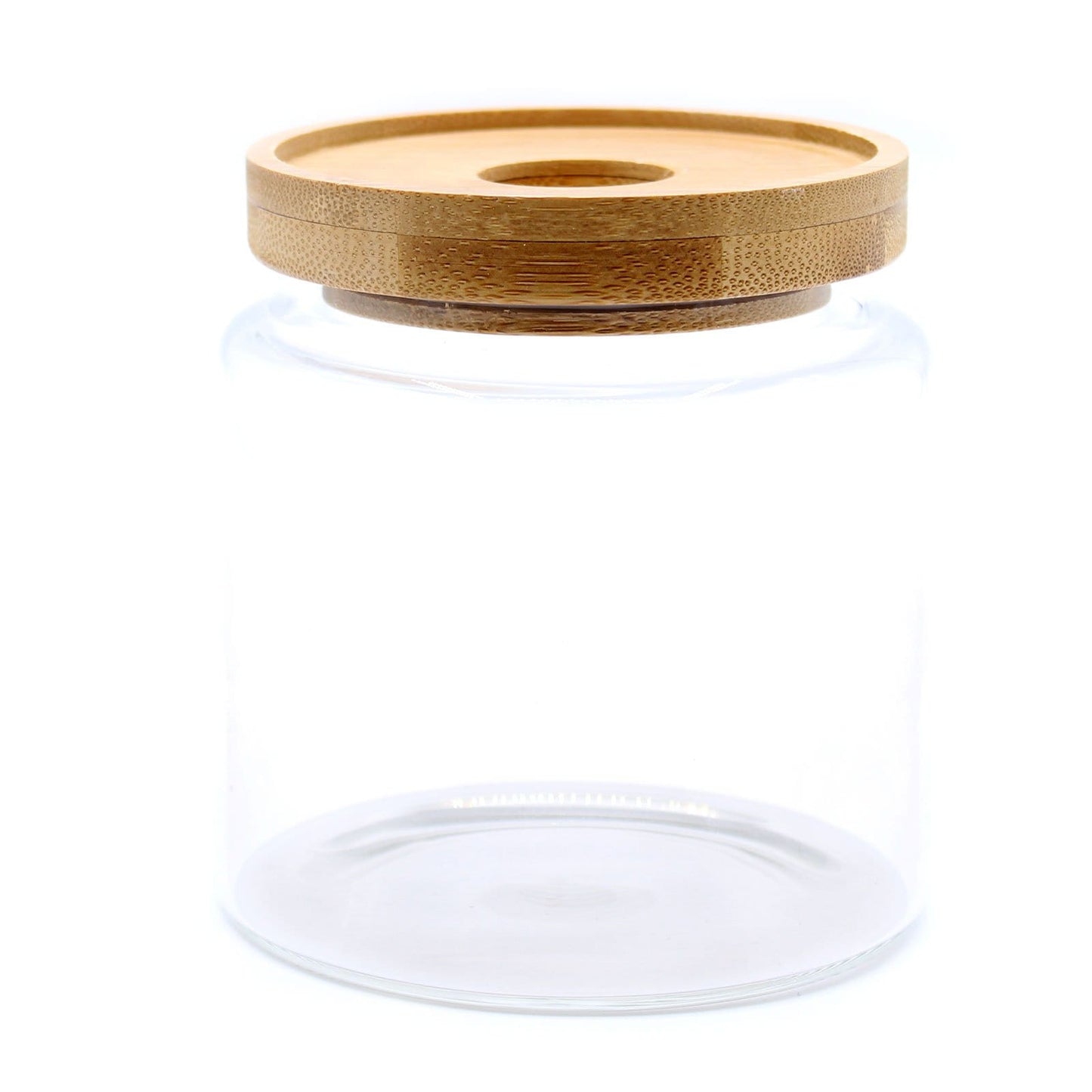 Cottage Bamboo Glass Jars - Various Sizes - ShopGreenToday