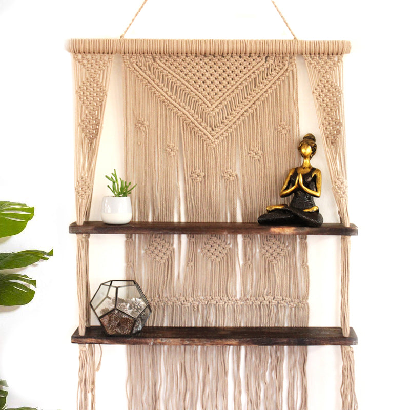 Macrame Hanging Shelves