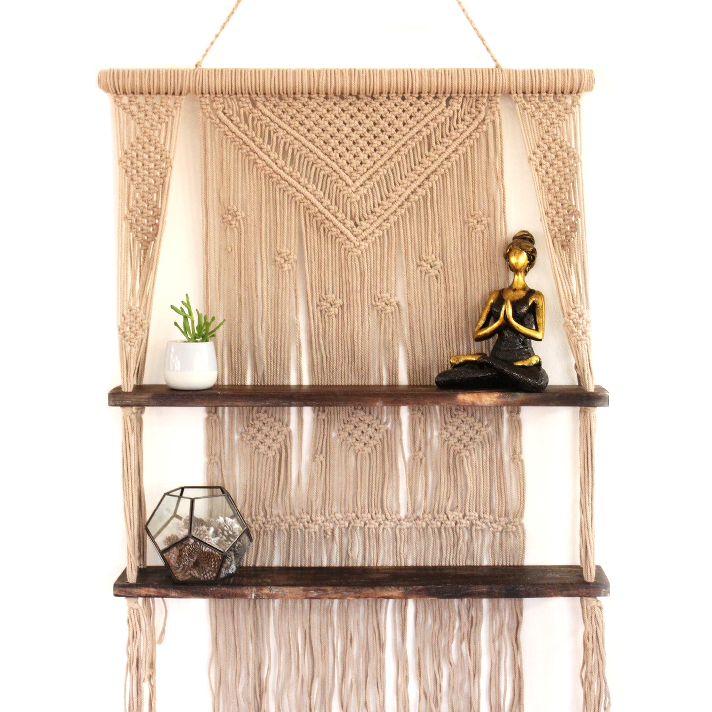 Macrame Hanging Shelves