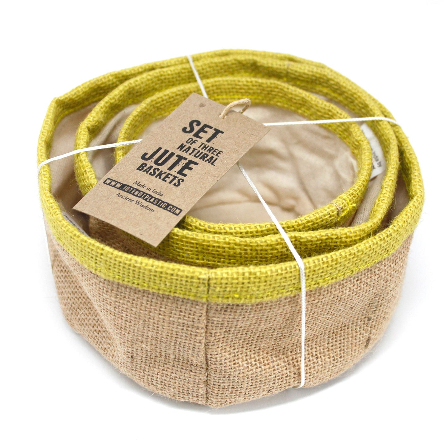 Natural Jute Baskets - ShopGreenToday