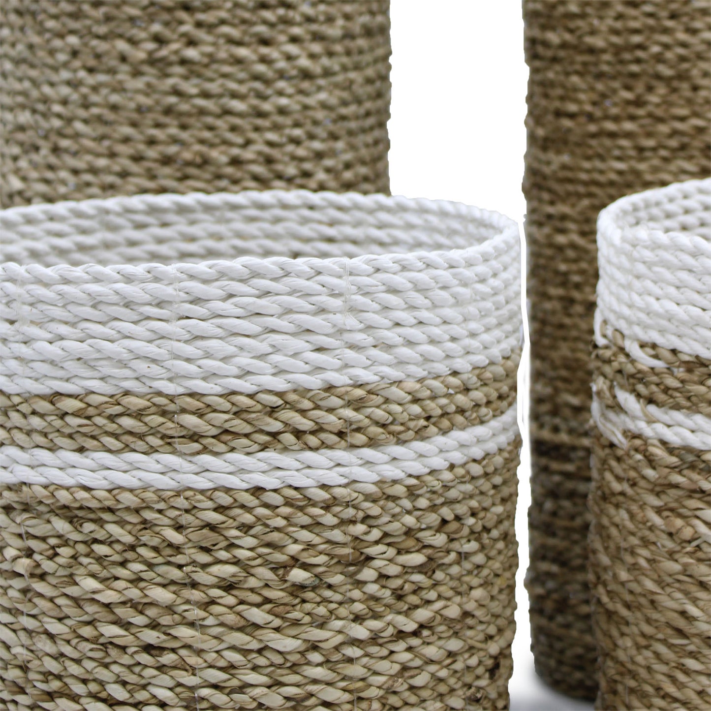 Seagrass Vase & Bins Sets