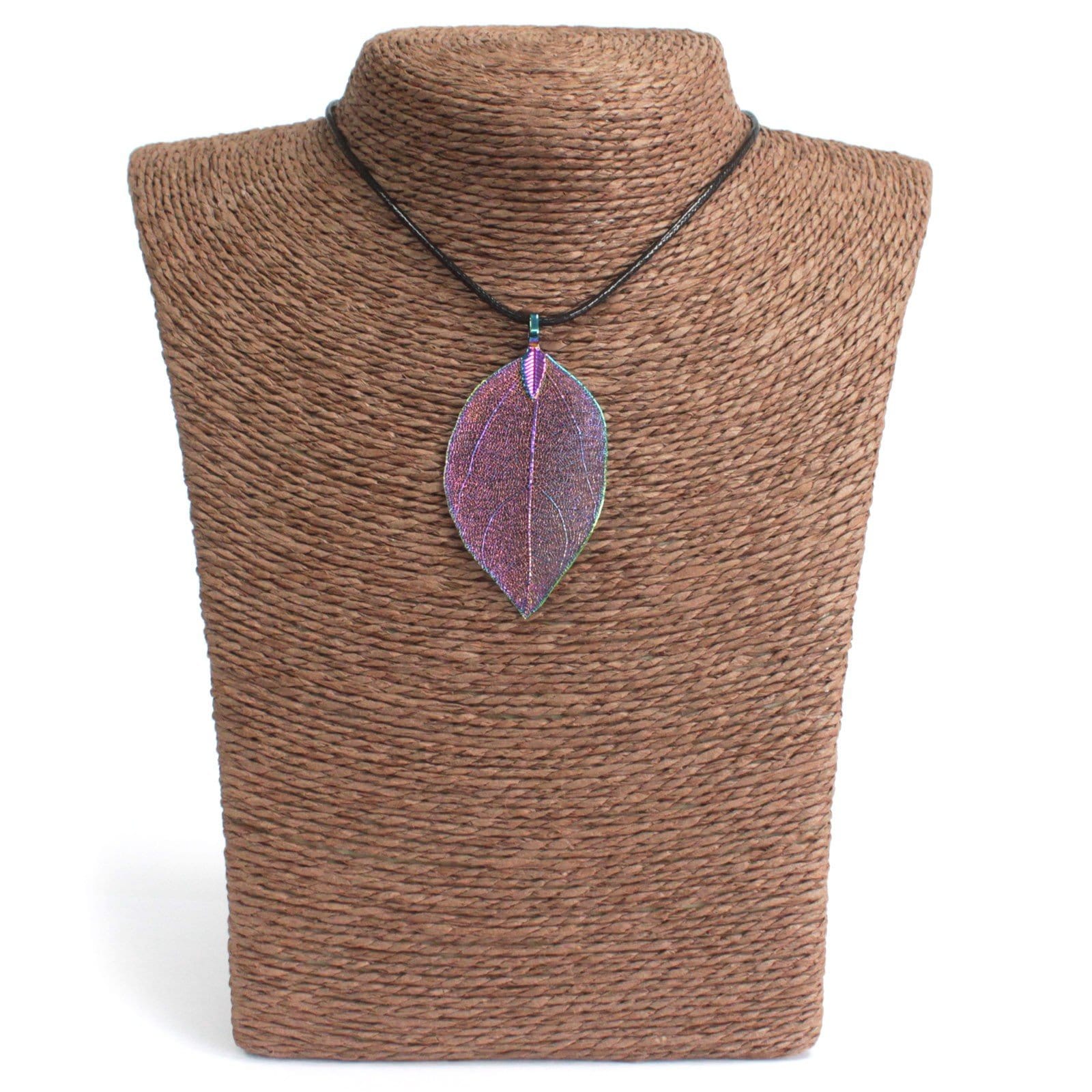 Necklace - Bravery Leaf - Multicoloured - ShopGreenToday